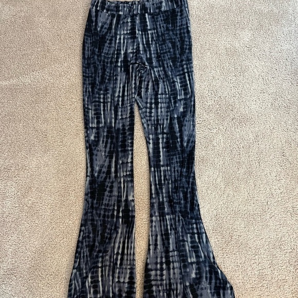TOPSHOP Women’s Blue Tie Dye Flowy Pants Size 8 NWT - Picture 2 of 10